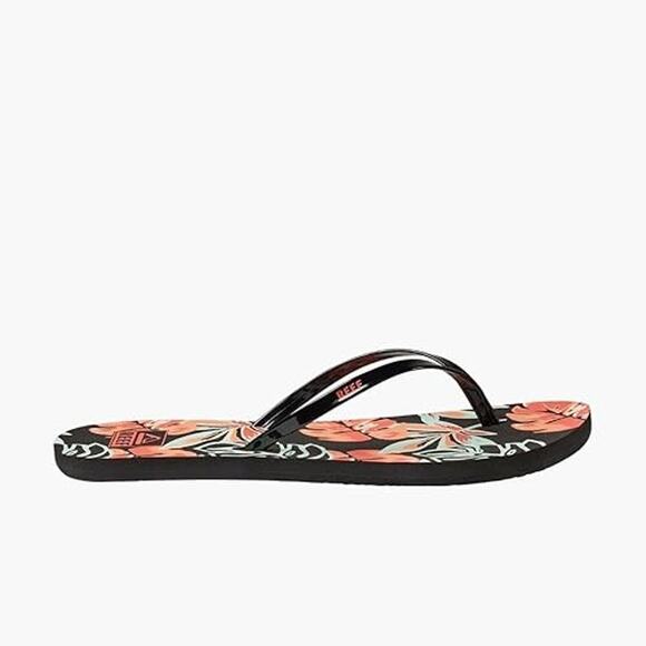 Reef Women’s Bliss-Full Flip Flops Floral Beach Sandals Water Friendly EVA Soft - Picture 2 of 5